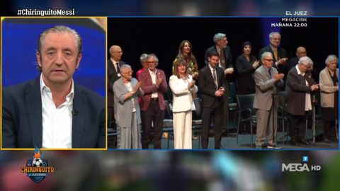 Leo Messi se niega a aplaudir los c&aacute;nticos de "&iexcl;Libertad! &iexcl;Presos Pol&iacute;ticos!" en la gala de la Creu de Sant Jordi 