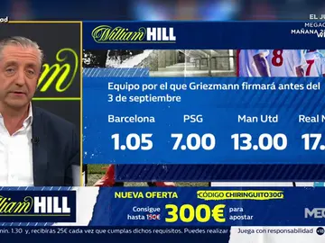 Josep te trae la mejor oferta de registro para que apuestes con William Hill Josep te trae la mejor oferta de registro para que apuestes con William Hill