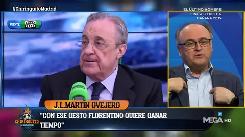 José Luis Ovejero: "Florentino quiere ganar tiempo cuando le preguntan por Mbappé" José Luis Ovejero: "Florentino quiere ganar tiempo cuando le preguntan por Mbappé"