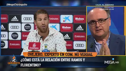Martín Ovejero: "Sergio Ramos habla en presente y deja entrever que no está solucionado" Martín Ovejero: "Sergio Ramos habla en presente y deja entrever que no está solucionado"