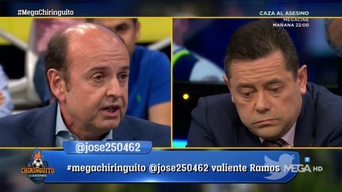 M&aacute;xima tensi&oacute;n entre Tom&aacute;s Roncero y Juanma Rodr&iacute;guez tras las palabras de Sergio Ramos