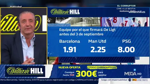 Josep te trae la mejor oferta de registro para que apuestes con William Hill Josep te trae la mejor oferta de registro para que apuestes con William Hill