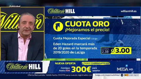 Josep te trae la mejor oferta de registro para que apuestes con William Hill Josep te trae la mejor oferta de registro para que apuestes con William Hill