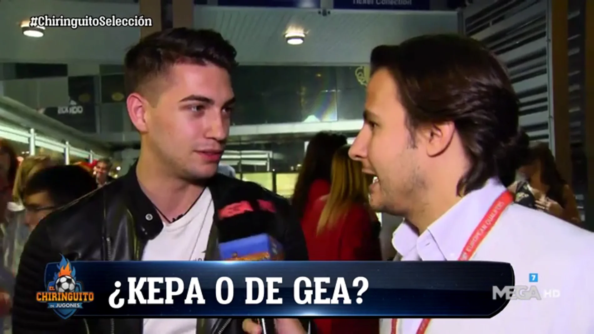 La afición española respalda la titularidad de Kepa