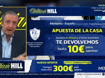 Josep te trae la mejor oferta de registro para que apuestes con William Hill Josep te trae la mejor oferta de registro para que apuestes con William Hill