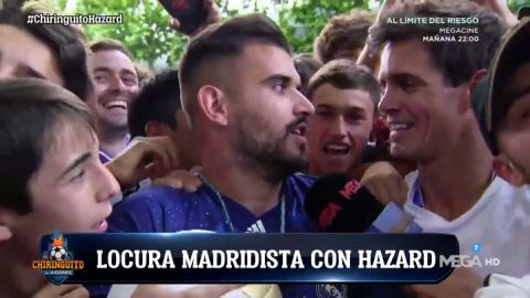 La afici&oacute;n del Real Madrid, 'desatada' en la presentaci&oacute;n de Hazard
