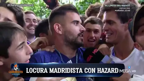 La afición del Real Madrid, 'desatada' en la presentación de Hazard La afición del Real Madrid, 'desatada' en la presentación de Hazard