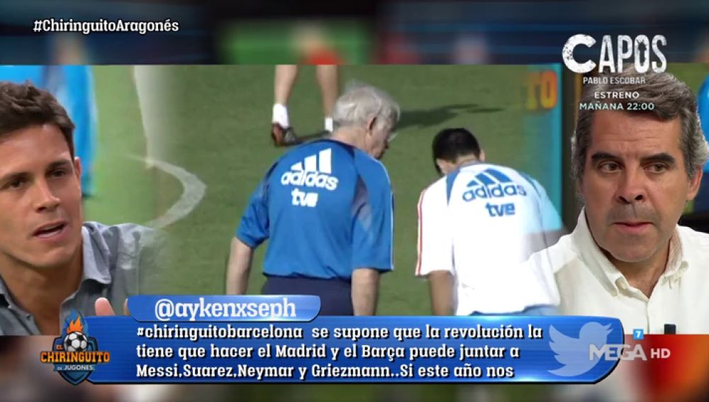 Luis Aragonés: "Mi padre me dijo que Raúl no entraba en lo que quería hacer con la Selección"