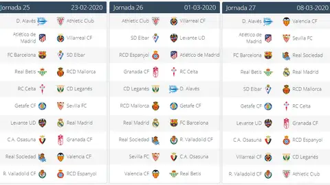 JORNADAS 25-27 JORNADAS 25-27