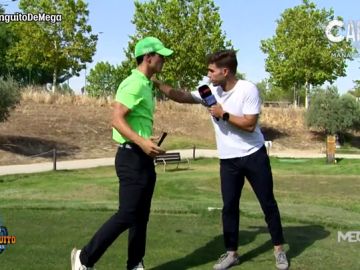 Edu Aguirre y Marcos Benito se estrenan en un nuevo deporte: el Footgolf Edu Aguirre y Marcos Benito se estrenan en un nuevo deporte: el Footgolf
