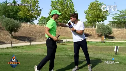 Edu Aguirre y Marcos Benito se estrenan en un nuevo deporte: el Footgolf Edu Aguirre y Marcos Benito se estrenan en un nuevo deporte: el Footgolf