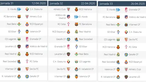 JORNADAS 31-33 JORNADAS 31-33