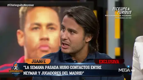 Juanfe Sanz: "El vestuario del Madrid ve necesario a Neymar pero cree que la plantilla está cerrada" Juanfe Sanz: "El vestuario del Madrid ve necesario a Neymar pero cree que la plantilla está cerrada"