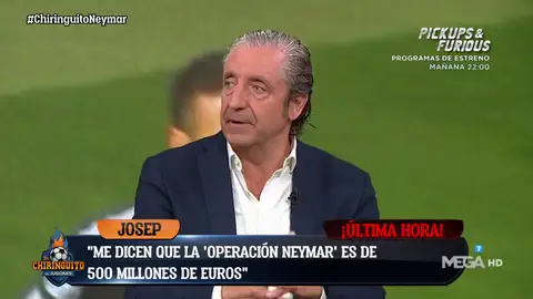 Josep Pedrerol: "El Real Madrid estima la 'Operación Neymar en más de 500 millones" Josep Pedrerol: "El Real Madrid estima la 'Operación Neymar en más de 500 millones"