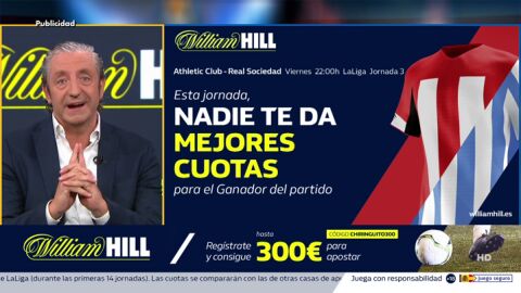 Josep te trae la mejor oferta de registro para que apuestes con William Hill 