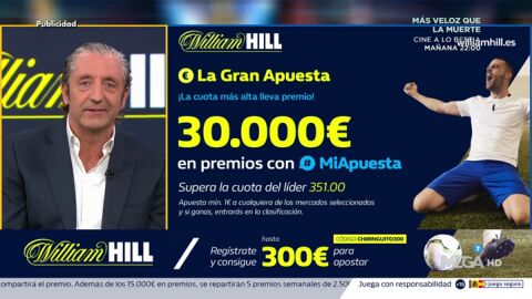 Josep te trae la mejor oferta de registro para que apuestes con William Hill 