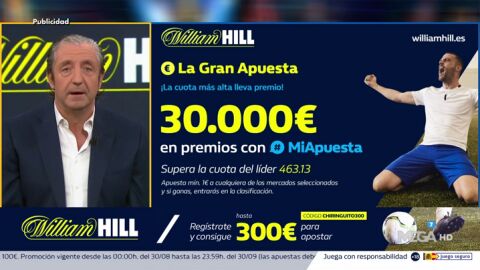 Josep te trae la mejor oferta de registro para que apuestes con William Hill