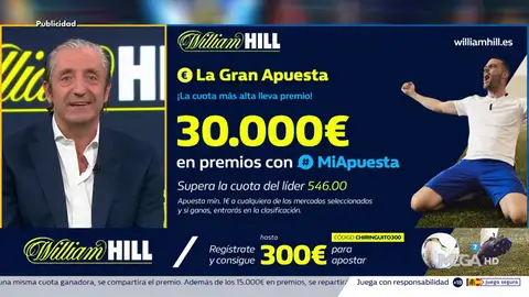 Josep te trae la mejor oferta de registro para que apuestes con William Hill Josep te trae la mejor oferta de registro para que apuestes con William Hill