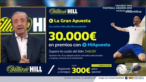 Josep te trae la mejor oferta de registro para que apuestes con William Hill Josep te trae la mejor oferta de registro para que apuestes con William Hill