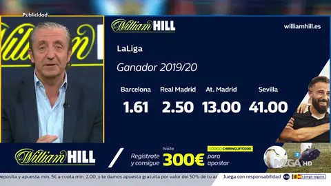 Josep te trae la mejor oferta de registro para que apuestes con William Hill Josep te trae la mejor oferta de registro para que apuestes con William Hill