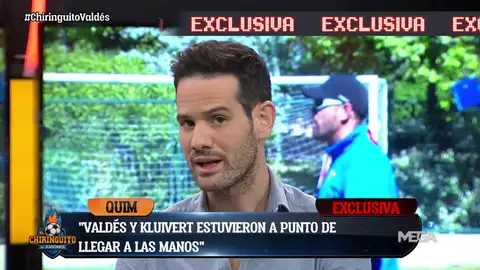 Quim Doménech: "Valdés y Kluivert han estado a punto de llegar a las manos" Quim Doménech: "Valdés y Kluivert han estado a punto de llegar a las manos"