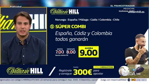 Juanfe te trae la mejor oferta de registro para que apuestes con William Hill Juanfe te trae la mejor oferta de registro para que apuestes con William Hill