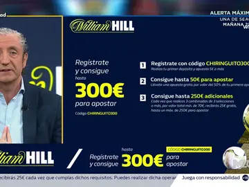 Josep te trae la mejor oferta de registro para que apuestes con William Hill Josep te trae la mejor oferta de registro para que apuestes con William Hill