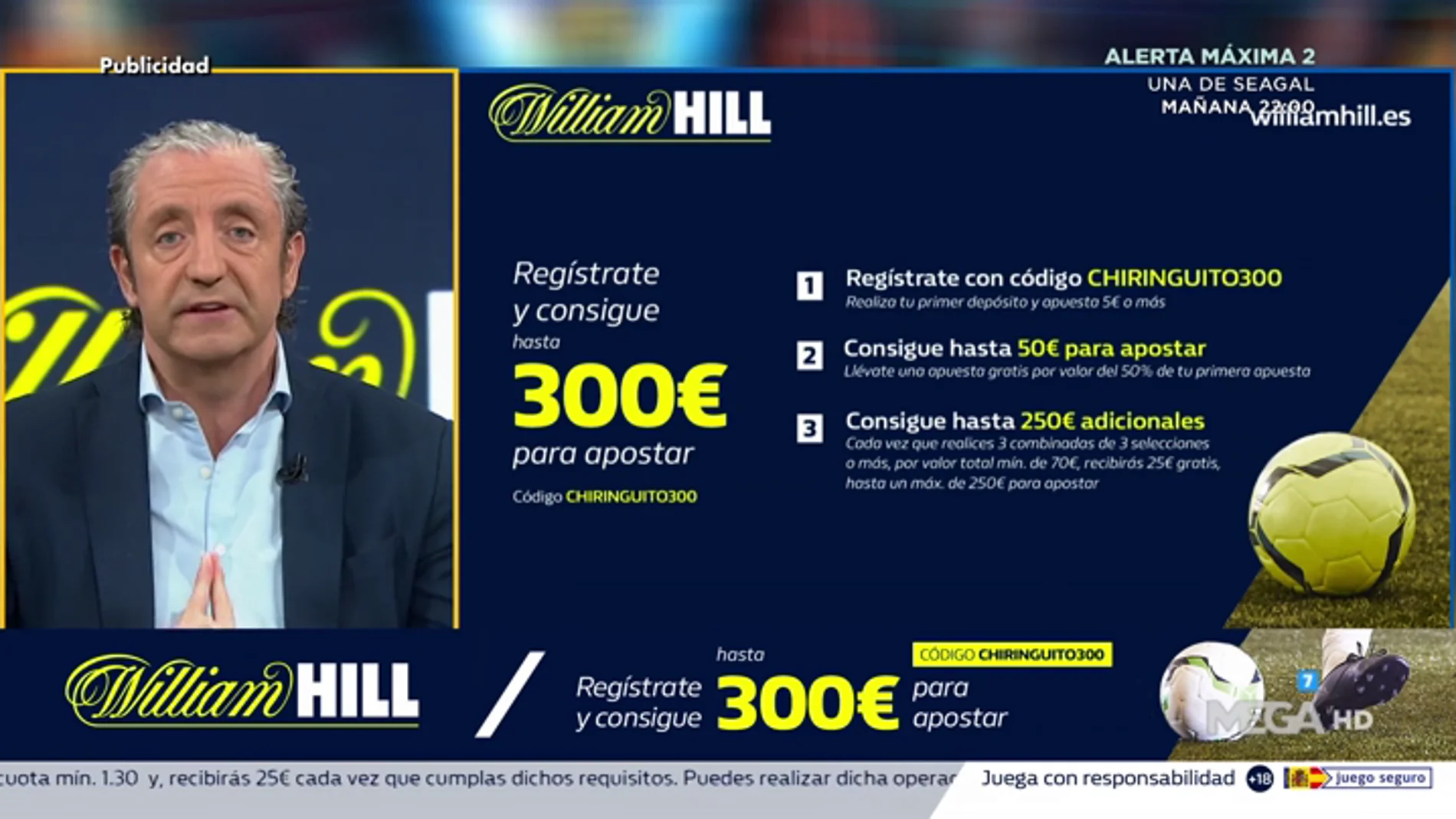  Josep te trae la mejor oferta de registro para que apuestes con William Hill