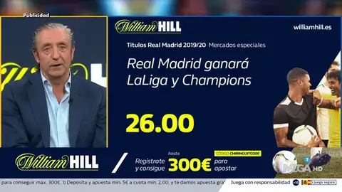 Josep te trae la mejor oferta de registro para que apuestes con William Hill Josep te trae la mejor oferta de registro para que apuestes con William Hill