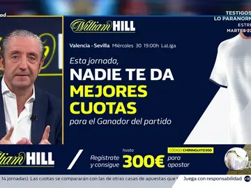 Josep te trae la mejor oferta de registro para que apuestes con William Hill Josep te trae la mejor oferta de registro para que apuestes con William Hill