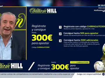 Josep te trae la mejor oferta de registro para que apuestes con William Hill Josep te trae la mejor oferta de registro para que apuestes con William Hill
