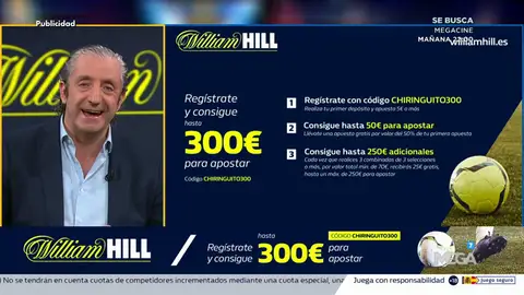 Josep te trae la mejor oferta de registro para que apuestes con William Hill Josep te trae la mejor oferta de registro para que apuestes con William Hill