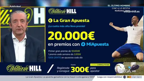 Josep te trae la mejor oferta de registro para que apuestes con William Hill Josep te trae la mejor oferta de registro para que apuestes con William Hill
