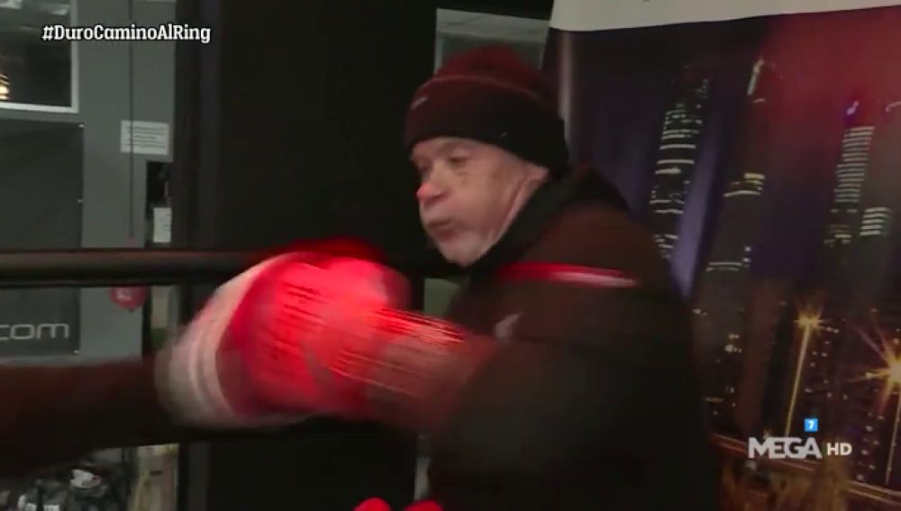 Alfredo Duro prepara su combate de boxeo del jueves 12 de diciembre