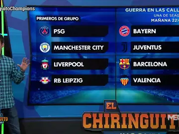 Los posibles choques de octavos de la Champions, analizados en El Chiringuito Los posibles choques de octavos de la Champions, analizados en El Chiringuito