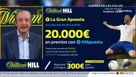 Josep te trae la mejor oferta de registro para que apuestes con William Hill Josep te trae la mejor oferta de registro para que apuestes con William Hill