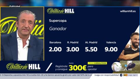  Josep te trae la mejor oferta de registro para que apuestes con William Hill