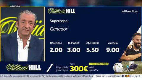 Josep te trae la mejor oferta de registro para que apuestes con William Hill Josep te trae la mejor oferta de registro para que apuestes con William Hill
