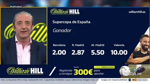 Josep te trae la mejor oferta de registro para que apuestes con William Hill Josep te trae la mejor oferta de registro para que apuestes con William Hill