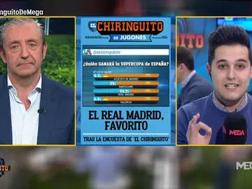 El Real Madrid, favorito para ganar la Supercopa tras la encuesta de 'El Chiringuito' El Real Madrid, favorito para ganar la Supercopa tras la encuesta de 'El Chiringuito'
