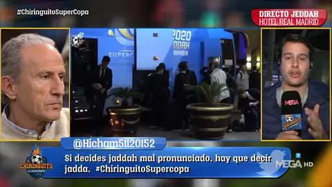 Juanfe Sanz, desde Jeddah: "En el vestuario del Real Madrid van a 'muerte' a por la Supercopa" Juanfe Sanz, desde Jeddah: "En el vestuario del Real Madrid van a 'muerte' a por la Supercopa"