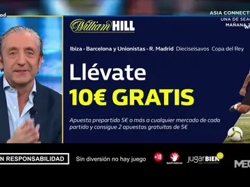 Josep te trae la mejor oferta de registro para que apuestes con William Hill Josep te trae la mejor oferta de registro para que apuestes con William Hill