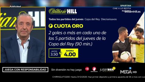 Josep te trae la mejor oferta de registro para que apuestes con William Hill