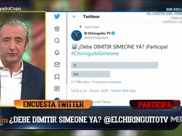 José Damián González: "Simeone debe dimitir ya" José Damián González: "Simeone debe dimitir ya"
