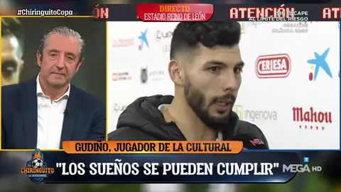 Gudiño, jugador de la Cultural Leonesa: "Es un día soñado para todos, equipo, afición..." Gudiño, jugador de la Cultural Leonesa: "Es un día soñado para todos, equipo, afición..."