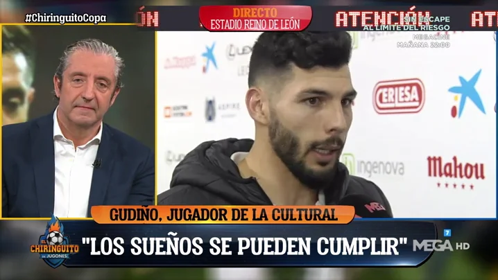 Gudiño, jugador de la Cultural Leonesa: "Es un día soñado para todos, equipo, afición..." Gudiño, jugador de la Cultural Leonesa: "Es un día soñado para todos, equipo, afición..."