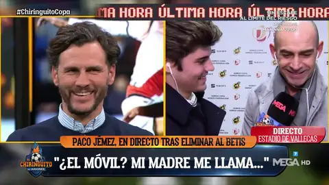 La divertidísima conversación entre Paco Jémez y Capi La divertidísima conversación entre Paco Jémez y Capi