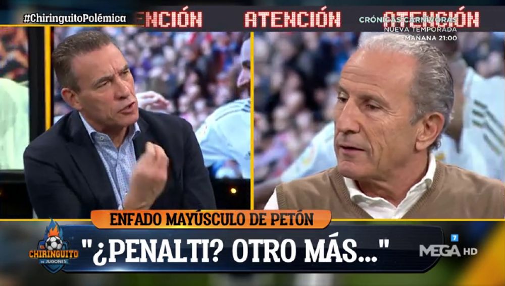 Petón, sobre el posible penalti sobre Morata: "No he sentido cosas diferentes a otras veces en el Bernabéu"