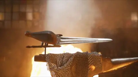 Arma famosa en la India en el siglo XVI Forjado a fuego
