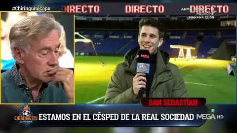 Álex Silvestre muestra qué ve un futbolista cuando salta al Reale Arena Álex Silvestre muestra qué ve un futbolista cuando salta al Reale Arena